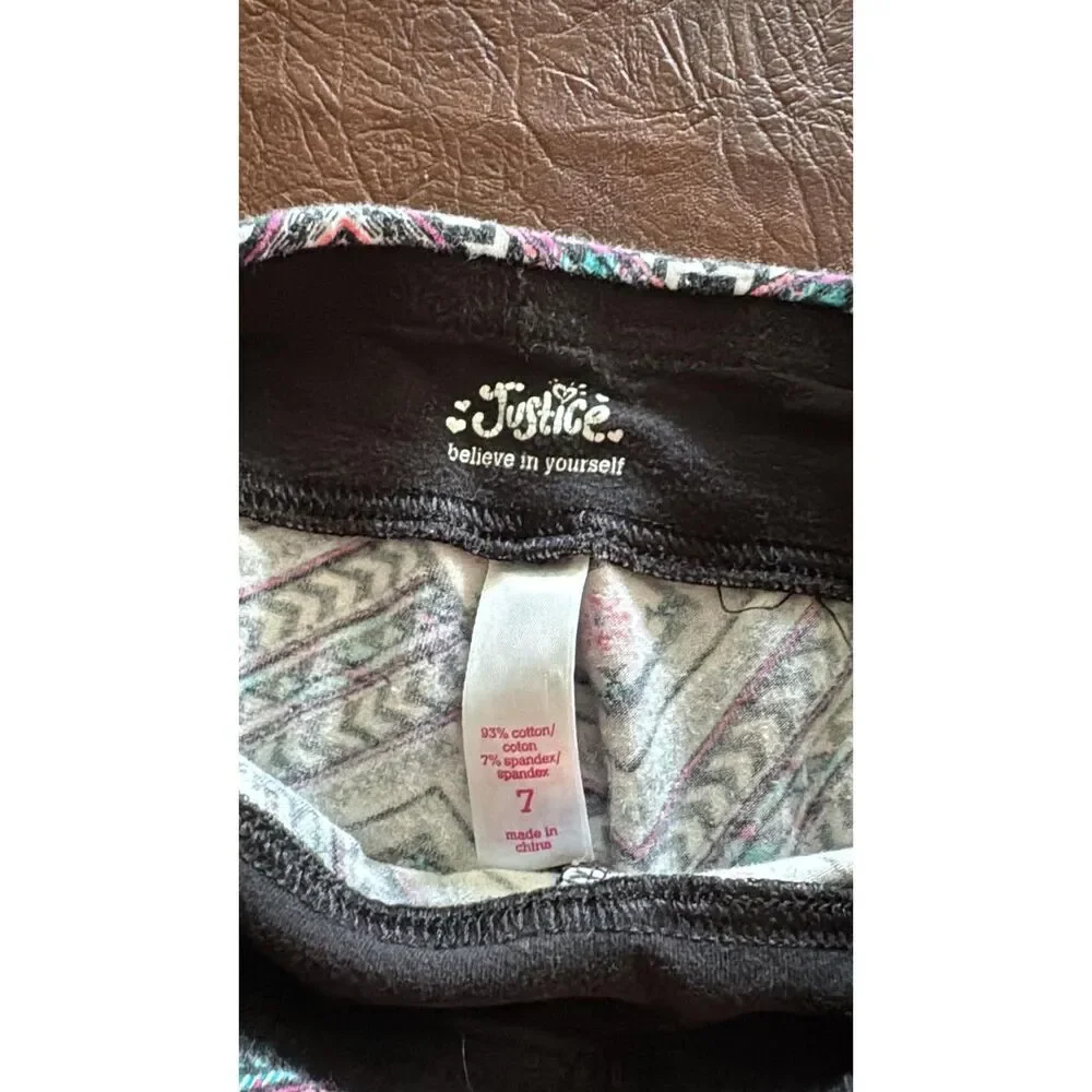 Justice size 7 leggings